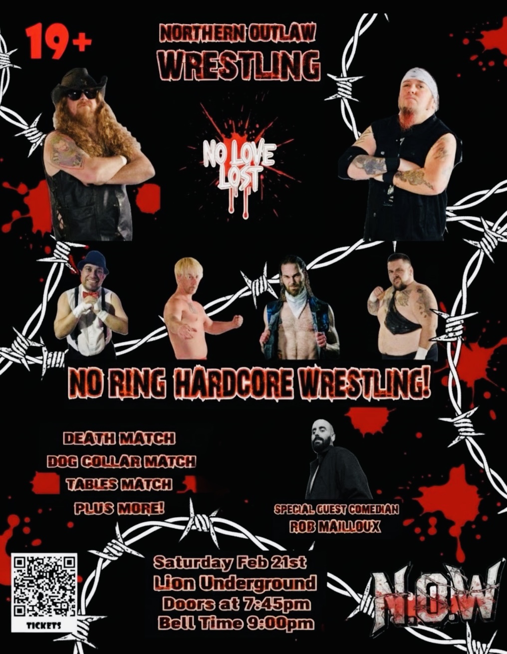 Northern Outlaw Wrestling presents: No Love Lost!