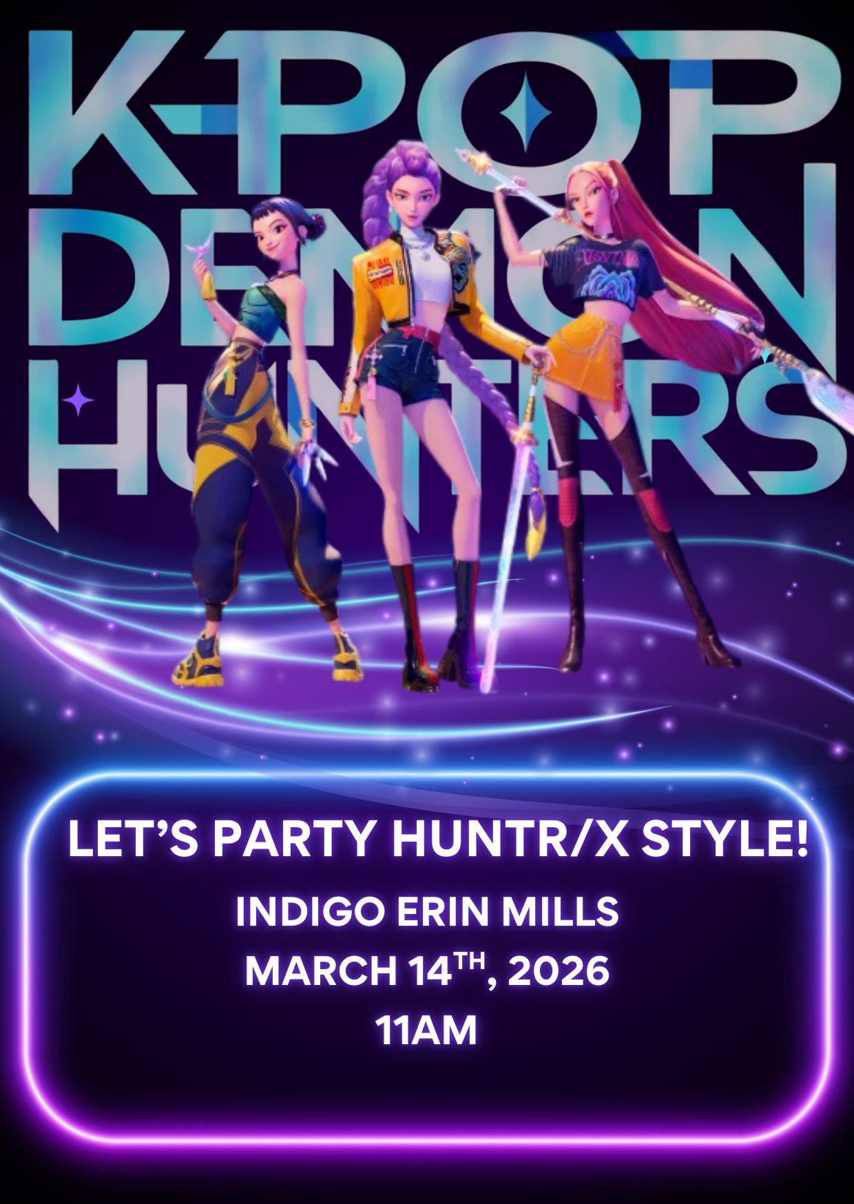 K-Pop Demon Hunter Party