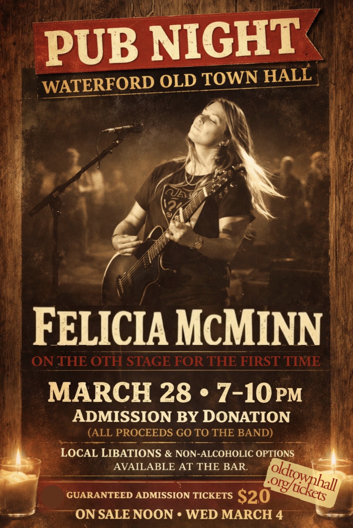 FELICIA MCMINN Pub Night Presale
