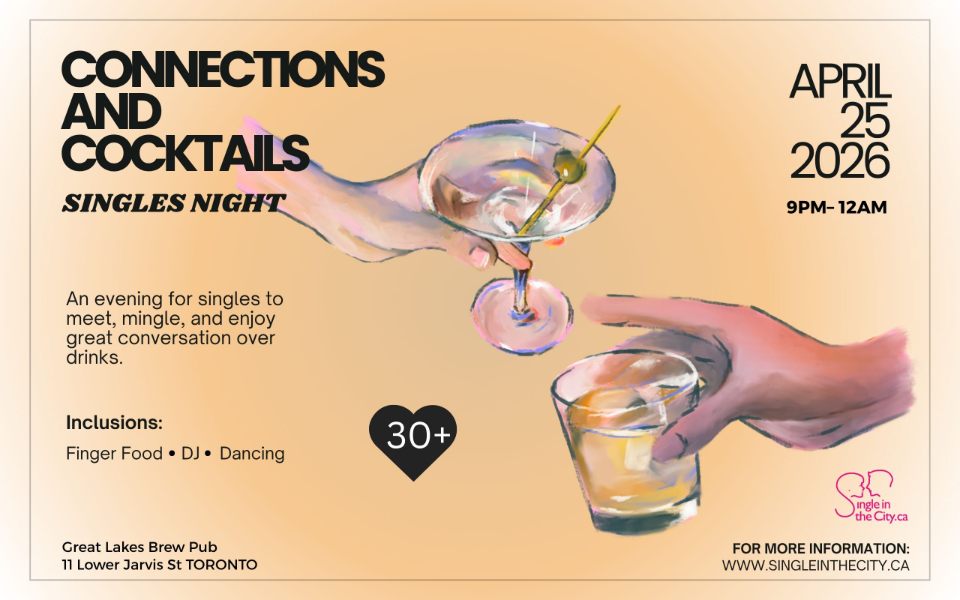 Connection & Cocktails Singles Night | Toronto