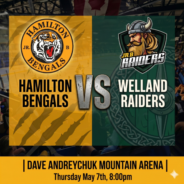 Hamilton Bengals vs. Welland Raiders - Junior B 