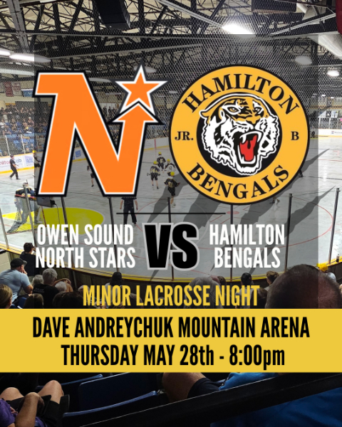 Hamilton Bengals vs. Owen Sound North Stars - Junior B 