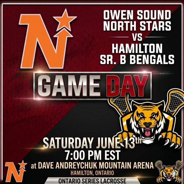 Hamilton Bengals vs. Owen Sound North Stars - Senior B