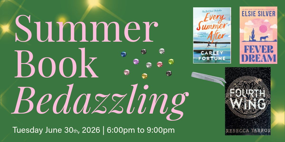 Summer Book Bedazzling at Chapters Chinook