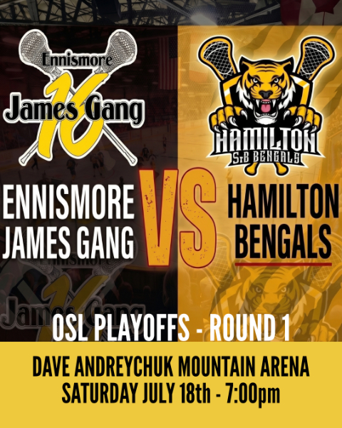 Hamilton Bengals vs. Ennismore James Gang - Senior B Playoffs