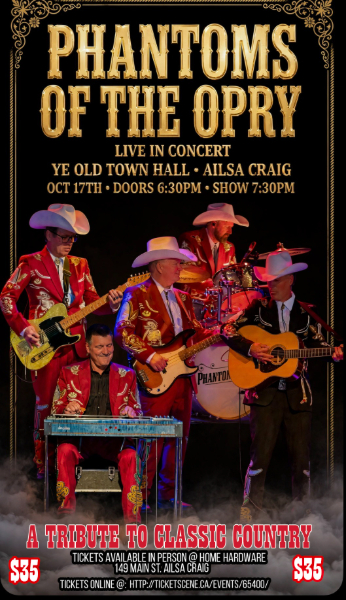 PHANTOMS OF THE OPRY (A Tribute to CLASSIC COUNTRY) LIVE IN AILSA CRAIG