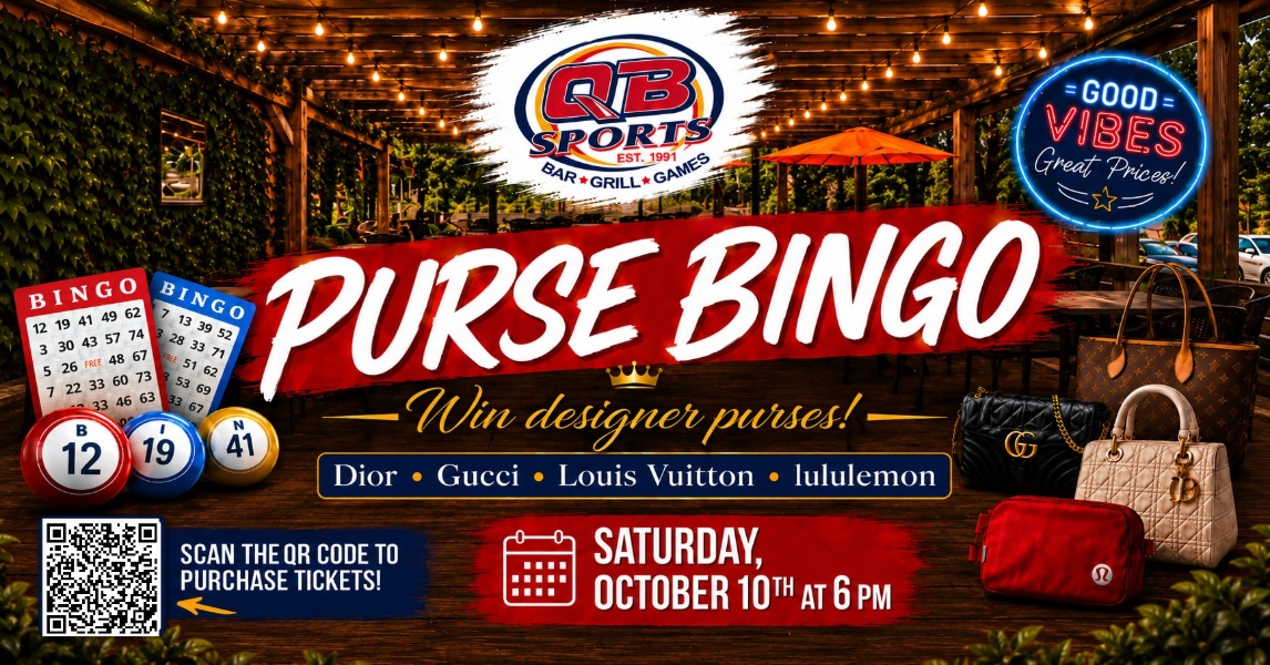 Purse Bingo Saturday Oct 10th at 6PM